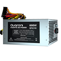 Fuente de Poder Quaroni 600W Metálico 24 Pin
