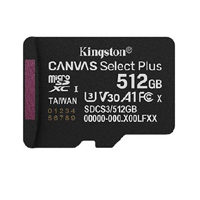 Memoria Flash Micro SD Kingston Sdxc Canvas Select Plus 512GB 150MB