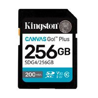 Memoria Flash SD Kingston Sdxc Canvas Go Plus 256GB 200MB