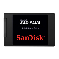 Unidad de Estado Solido SSD Interno SanDisk Plus 500GB 2.5 SATA3 7MM
