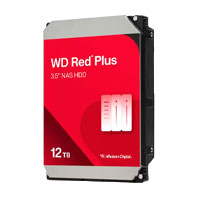 DISCO DURO INTERNO WD RED PLUS 12TB 3.5 ESCRITORIO SATA3 6GB/S 512MB 7200RPM 24X7 HOTPLUG NAS 1-8 BAHIAS WD120EFGX