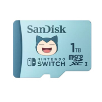 Memoria SanDisk Micro Sdxc 1TB Nintendo Switch Pokemon Snorlax 100MB