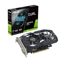 Tarjeta de Video ASUS Nvidia GTX1650 DUAL-GTX1650-O4GD6-P-EVO