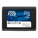UNIDAD DE ESTADO SOLIDO INTERNO PATRIOT P220 256GB 2.5 SATA LECT.550 ESCRIT.500 MBS 7MM PC LAPTOP MINIPC SIN BRACKET