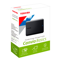 Dd Externo 4TB Toshiba Canvio Basic 2.5 USB 3.0 Negro Velocidad