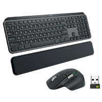 Teclado y Mouse Logitech Mx Keys Combo Business Gen 2 Inalámbrico USB