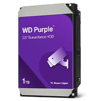 DISCO DURO INTERNO WD PURPLE 1TB 3.5 ESCRITORIO SATA3 6GB/S 64MB 5400RPM 24X7 DVR NVR 1-8 BAHIAS 1-64 CAMARAS WD11PURZ