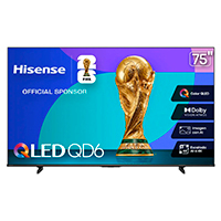 Television 75 Pulgadas Qled Hisense 75QD6QV Smart Vidaa TV