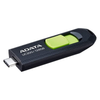 Memoria ADATA 128GB USB Tipo C UC300 Retractil Negro Verde
