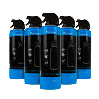 Paquete 5 Piezas Aire Comprimido 660 Ml Vorago CLN-300