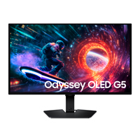 MONITOR LED SAMSUNG 27 PULGADAS /G5 ODYSSEY GAMER/QHD (2560 X 1440)/ OLED / PLANO/ DP/ HDMI/ 144HZ/ NEGRO