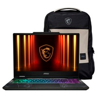 LAPTOP PORTATIL GAMER MSI CYBORG 15 B2RWFKG/ 15.6 FHD 144HZ / INTEL CORE 5 210H HASTA 4.8 GHZ / DDR5 16GB (2*8GB) / 512GB SSD / NVIDIA RTX 5060, GDDR7 8GB / WIN 11 HOME / INCLUYE BACKPACK