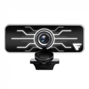 WEBCAM GAME FACTOR WG400, LED, FULL HD, 30FPS, MICRÓFONO, TAPÓN, NEGRA.