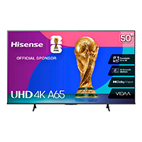 TELEVISION 50 PULGADAS LED HISENSE 50A65NV SMART VIDAA TV, UHD 4K, DOLBY VISION, DTS VIRTUAL X, WIFI