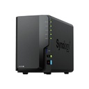 NAS SYNOLOGY DS225+ /2 BAHIAS NUCLEO CUADRUPLE HASTA 2.7 GHZ 2GB DDR4, AMPLIABLE HASTA 6GB/1GBE LAN X1/ 2.5GBE LAN X1/SATA/HOT-SWAP/ SIN DISCOS/ INTEL CELERON J4125 /HASTA 40 TB