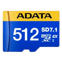 MEMORIA ADATA MICRO SDXC SD7.1 EXPRESS TARJETA PREMIER EXTREME 512GB C/ADAPTADOR, PARA CAMARA,LAPTOP,PC,NINTENDO SWITCH 2 UD512GEX3L1-C