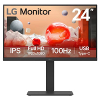 MONITOR PC LG B2B 24BA650-B FHD 24 IPS,1920X1080,100HZ,ALTAVOZ 2WX2,TR 5MS,BRILLO 250CD/M2,16:9,SRGB 99%,1300:1,KVM,HDMI,DISPLAYPORT,USB-C,INCLINACION-ALTURA-GIRO-PIVOTE,VESA 100X100MM.