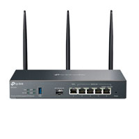 ROUTER OMADA VPN | TP-LINK | ER706W | SDN MULTI-WAN GIGABIT | 1 PUERTO WAN SFP GIGABIT | 1 PUERTO WAN RJ45 GIGABIT | 2 PUERTOS LAN RJ45 GIGABIT | 2 PUERTOS CONFIGURABLES LAN/WAN | 150,000 SESIONES CO