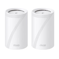 ROUTER INALÁMBRICO MESH INTERIOR PARA HOGAR | TP-LINK | DECO BE65(2-PACK) | TRIPLE BANDA WI-FI 7 BE9300 MBPS | 2 PUERTO 2.5 GIGABIT WAN/LAN | 4 ANTENAS INTERNAS | OPERACIÓN MULTI-LINK MLO
