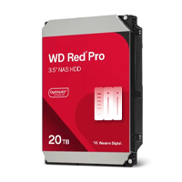 DISCO DURO INTERNO WD RED PRO 20TB 3.5 ESCRITORIO SATA3 6GB/S 512MB 7200RPM 24X7 HOTPLUG NAS 1-24 BAHIAS  WD202KFGX
