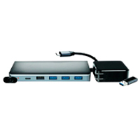 DOCKING STATION TECHZONE TZDSC02 ADAPTADOR MULTIPUERTO USB 3.0 HDMI VGA ,2PTOS TIPO C