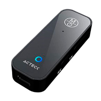 RECEPTOR ACTECK SHIFT PLUS AB424 / BLUETOOTH / TIPO C / SWITCH TX-RX / ADVANCED SERIES / NEGRO / AC-939775