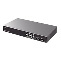 SWITCH GRANDSTREAM GWN7811/ SWITCH CAPA 3 ADMINISTRABLE / 8 PUERTOS 10/100/1000 MBPS 2 PUERTOS SFP 10 GIGABIT / COMPATIBLE CON GWN CLOUD.