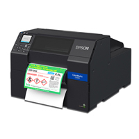 IMPRESORA DE ETIQUETAS EPSON COLORWORKS CW-C6500P, INYECCION DE TINTA A COLOR, USB, ETHERNET, CORTE MANNUAL