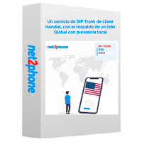 800 USA - NET2PHONE - LICENCIA POR NUMERO PARA TRONCALES SIP - RENTA MENSUAL - ENTREGA ELECTRONICA