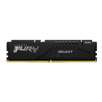 MEMORIA RAM KINGSTON DIMM DDR5 32GB 6000MT/S FURY BEAST BLACK EXPO CL36 288PIN 1.35V C/DISIPADOR DE CALOR P/PC/GAMER/ALTO RENDIMIENTO KF560C36BBE-32