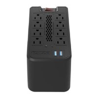 REGULADOR AUTOMATICO DE VOLTAJE FORZA FVR-1221USB 1200VA/600W 8 SLDS 2 USB 120V