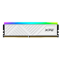 MEMORIA XPG SPECTRIX D35G UDIMM DDR4 8GB PC4-25600 3200MHZ CL16 288PIN 1.35V RGB CON DISIPADOR PC/GAMER COLOR BLANCO (AX4U32008G16A-SWHD35G)