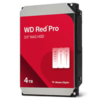DISCO DURO INTERNO WD RED PRO 4TB 3.5 ESCRITORIO SATA3 6GB/S 256MB 7200RPM 24X7 HOTPLUG NAS 1-16 BAHIAS WD4005FFBX