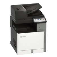 MULTIFUNCIONAL LEXMARK CX962SE, NP 20L8255, PPM 35 NEGRO/COLOR, LASER COLOR, USB, WIFI, DUPLEX, A3 AMPLIO FORMATO, FAX, ADF, GRAPADORA Y FINALIZADORES