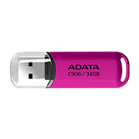 MEMORIA ADATA 32GB USB 2.0 C906 ROSA AC906-32G-RPP