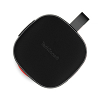 BOCINA INALAMBRICA TECHZONE TZSP01 TWS BATERIA 1200 MAH COLOR NEGRA