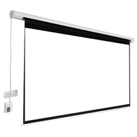 PANTALLA PROYECCION ELECTRICA MULTIMEDIA SCREEN MSE-216, 120 PULGADAS DIAGONAL, MEDIDA 216 CM X 216 CM, FORMATO 1:1, COLOR BLANCO MATE, PARA COLGAR O PARED