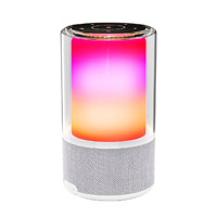 BOCINA ACTECK GLEE PURE AP70 / INALAMBRICA / BLUETOOTH - CONEXION TWS 3.5 MM / SONIDO ESTEREO / 20 W / ILUMINACION LED / SUBWOOFER / BLANCO / AC-936392