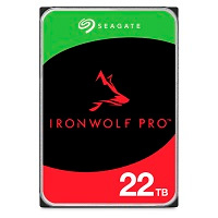 DISCO DURO INTERNO SEAGATE IRONWOLF PRO 22TB 3.5 ESCRITORIO SATA3 6GB/S 512MB 7200RPM 24X7 HOT-PLUG NAS SIN LIMITE DE BAHIAS