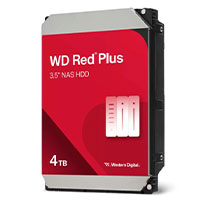 DISCO DURO INTERNO WD RED PLUS 4TB 3.5 ESCRITORIO SATA3 6GB/S 256MB 5400RPM 24X7 HOTPLUG NAS 1-8 BAHIAS WD40EFPX
