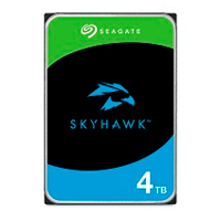 DISCO DURO INTERNO SEAGATE SKYHAWK 4TB 3.5 ESCRITORIO SATA3 6GB/S 256MB 5400RPM VIDEO VIGILANCIA 24X7 DVR Y NVR 1-16 BAHIAS 1-64 CAM