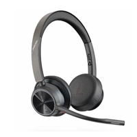 DIADEMA HP POLY 76U49AA VOYAGER 4320 UC/ INALAMBRICA BLUETOOTH BINAURAL DONGLE USB-A ALCANCE DE 50M HASTA 24 H DE CONVERSACION CONEXION HASTA 2 DISPOSITIVOS SIN BASE DE CARGA