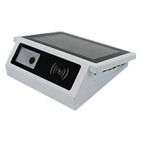 VERIFICADOR DE PRECIOS EC LINE EC-PC-801A, BLANCO, PANTALLA TOUCH, 8 PULGADAS, QUAD CORE A17 1.8 GHZ, 2GB RAM, FLASH 16 GB, LECTOR 1D, 2D, NFC,  ANDROID 9.0