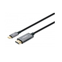 CABLE USB,MANHATTAN,153607,-C A HDMI M 2.0M 4K@60HZ, NEGRO