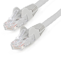CABLE ETHERNET CAT 6 DE 3 METROS - LSZH - CABLE DE RED PATCH CAT6 UTP RJ45 POE DE 100W 10 GBE SIN ENGANCHES GRIS, ETL - STARTECH.COM MOD. N6LPATCH3MGR