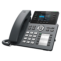 TELEFONO IP GRANDSTREAM GRP2634/ 4 CUENTAS SIP 8 LINEAS WIFI BLUETOOTH PANTALLA A COLOR 2 PUERTOS 10/100/1000 USB PARA DIADEMA PLACA FONTAL PERSONALIZABLE POE E INCLUYE ELIMINADOR