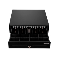 CAJON DE DINERO TECHZONE TZBE5B8M100, COMPARTIMENTO, 5 BILLETES, 8 MONEDAS, REMOVIBLE, NEGRO