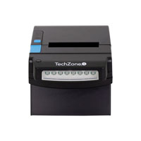 MINIPRINTER TECHZONE TZBE302E, TERMICA, 80 MM, VEL 300 MM/S, 203 DPI, USB, SERIAL, RJ45, RJ11, CORTADOR AUTOMATICO, 1 AÑO DE GARANTIA