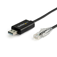 ADAPTADOR USB DE 1.8M PARA CONSOLA CISCO - 460KBPS - ADAPTADOR USB A RJ45 COMPATIBLE CON WINDOWS, MAC AND LINUX - M/M - STARTECH.COM MOD. ICUSBROLLOVR