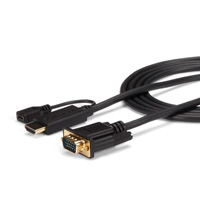 CABLE ADAPTADOR DE 3M CONVERTIDOR ACTIVO HDMI A VGA - ADAPTADOR 1920X1200 1080P - STARTECH.COM MOD. HD2VGAMM10